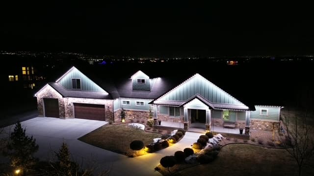 Horizon Lighting FL completed install at night